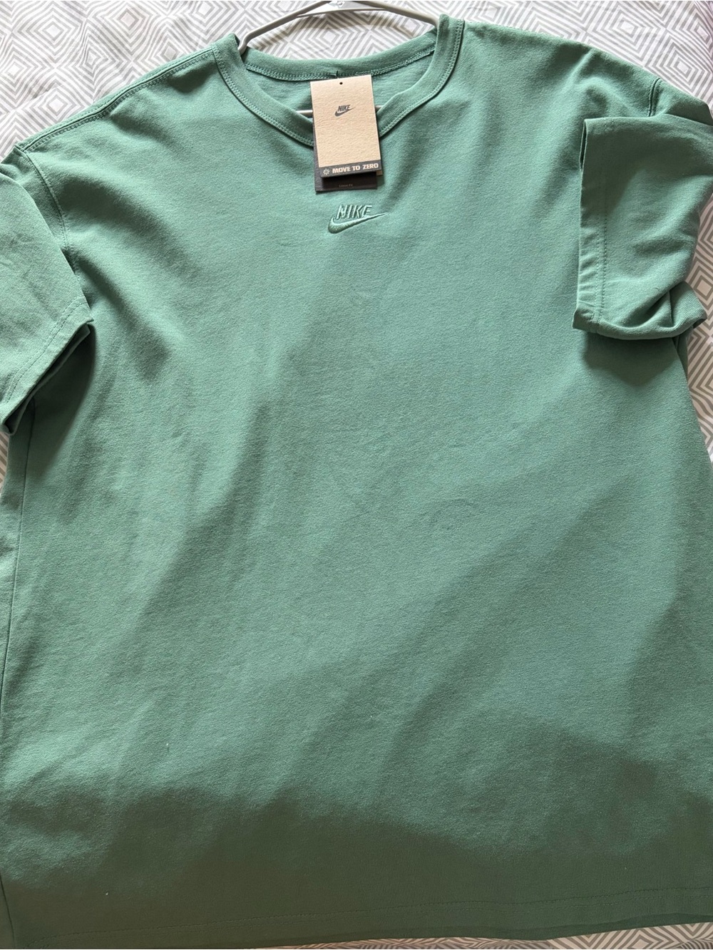 NWT Nike Premium Essentials Heavyweight T-Shirt - Men's Large (Rough Green)
